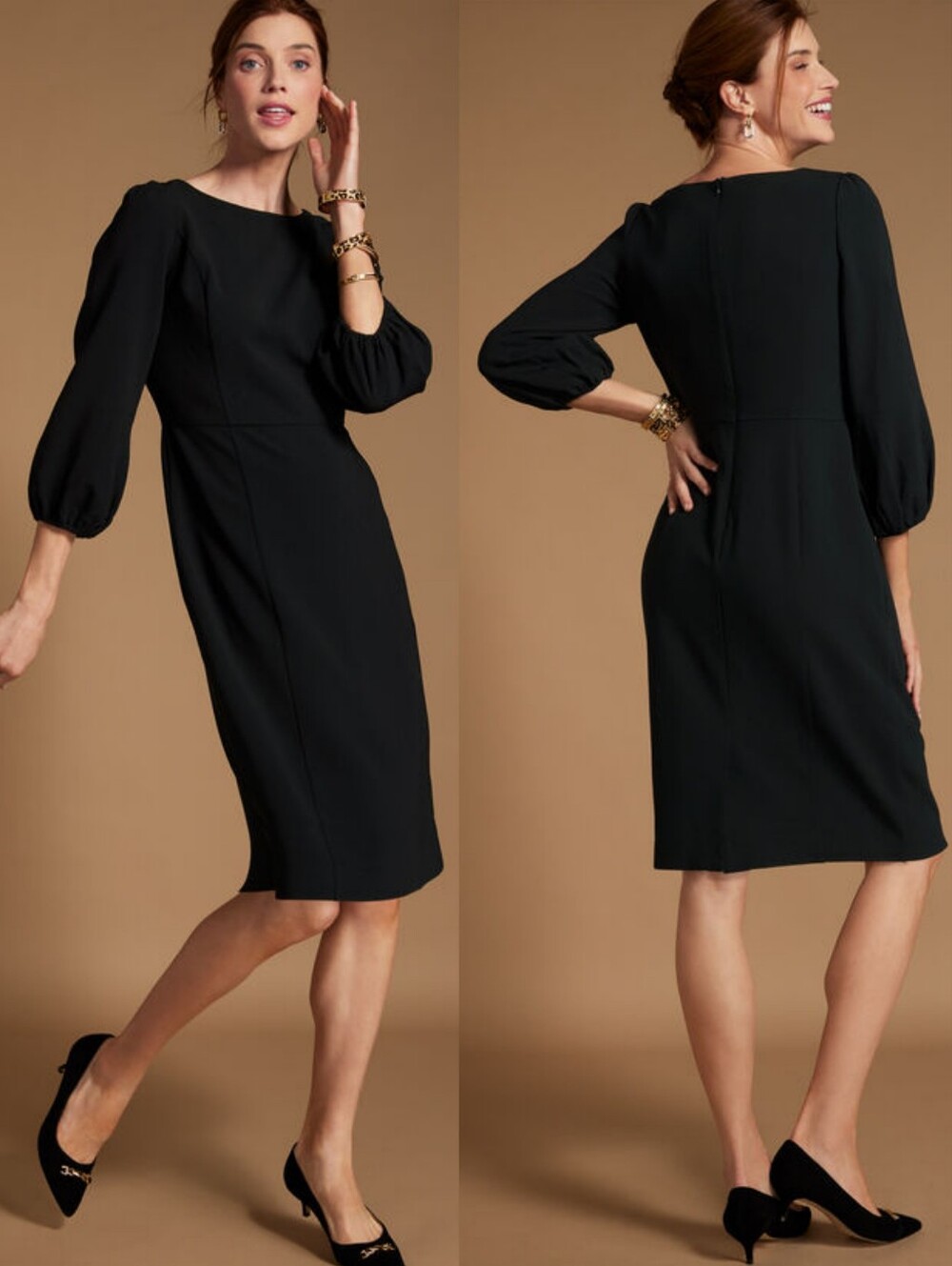 NWOT Talbots Metallic Jacquard Floral Ombre Sheath Dress Size 16 Dark Romantic